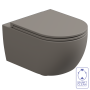Чаша подвесного унитаза биколор GSG Ceramic Design Like LKWCSOBI000/030, White/Cashmere Matt LKWCSOBI000/030