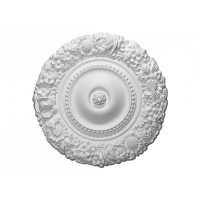 Розетка потолочная с рисунком  1.56.057 из полиуретана Европласт - Орнаментальная розетка