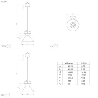 Подвесной светильник Eglo NASTASIA900347