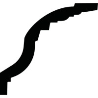 Карниз из полиуретана 1.50.179 Европласт - Плинтус потолочный