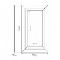 Стеновая панель DIY набор из ЛДФ, арт. SET 018-8045 (800 х 450 х 16мм.)