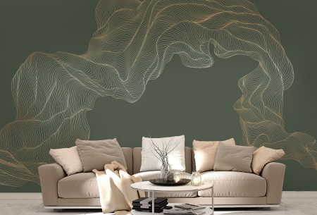 Арт. L531-COL2-GOLD | Панно Lines