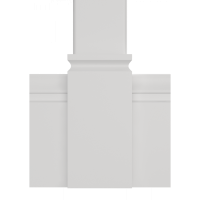 Декоративный элемент нижний из ЛДФ Ultrawood  D 1075 (75x155x18)