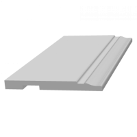 Плинтус напольный из ЛДФ Ultrawood арт. Base 5214 i (2000 x 133 x 12 мм.)