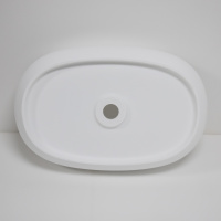 Раковина накладная ABBER Stein AS2632 белая матовая