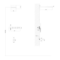 Душевая система ABBER Rund AF8753SP скрытого монтажа с изливом, термостат, сатин