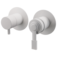 Смеситель для душа Remer Atelier AL92ZPWBBO, белый матовый AL92ZPWBBO