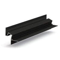 Профиль алюминиевый теневой с подсветкой Laconistiq Gips Черный муар RAL 9005 51-31-300 3000×43,8×44,1