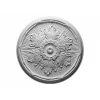 Розетка потолочная с рисунком  1.56.022 из полиуретана Европласт - Орнаментальная розетка