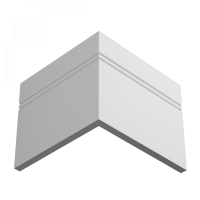 Плинтус напольный из ЛДФ Ultrawood арт. Base 5381 i (2000 x 150 x 10 мм.)