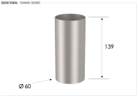 Стакан настольный Remer INOX SSXI15A, нержавеющая сталь SSXI15A