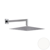 Верхний душ 30х30 см с кронштейном 30 см Mariani B3715Q0500, белый матовый B3715Q0500