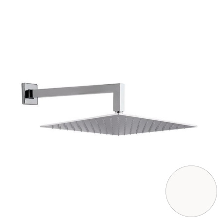 Верхний душ 30х30 см с кронштейном 30 см Mariani B3715Q0500, белый матовый B3715Q0500