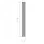 Плинтус напольный из ЛДФ Ultrawood арт. BO 4112 i (2000 х 108 х 12)