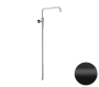Душевая колонна телескопическая Remer 330A7DCESDEVNO, черный матовый 330A7DCESDEVNO