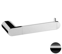 Бумагодержатель Remer Lounge LN61CFP, черный брашированный хром LN61CFP