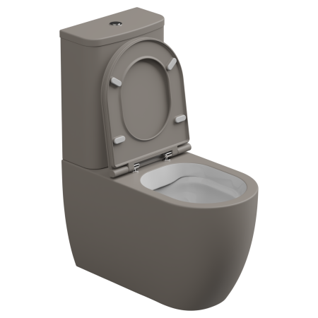 Чаша напольного унитаза биколор GSG Ceramic Design Like LKMBLBI000/030P, White/Cashmere Matt LKMBLBI000/030P