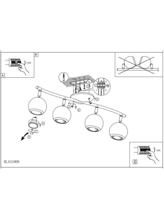 Спот светодиодный BIMEDA 31008