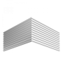 Стеновая панель из ЛДФ Ultrawood арт. UW 07 i (2000 х 240 х 16 мм) - 3D панель