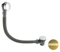 Слив-перелив click-clack для ванны Remer 96PCCVO, состаренная латунь 96PCCVO