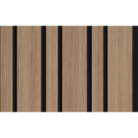 Стеновая панель из дюрополимера HIWOOD LV133 BR417K - 3D Панель