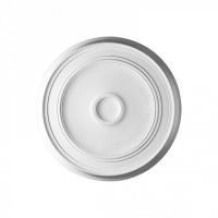 R76 Розетка потолочная гладкая Orac Decor из полиуретана