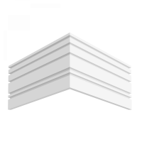 Стеновая панель из ЛДФ Ultrawood арт. UW 10 i (2000 х 240 х 17 мм) - 3D панель