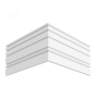 Стеновая панель из ЛДФ Ultrawood арт. UW 10 i (2000 х 240 х 17 мм) - 3D панель