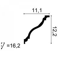 C333 Карниз Orac Decor из полиуретана - Плинтус потолочный