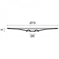 R24 Розетка потолочная с рисунком Orac Decor из полиуретана - Орнаментальная розетка