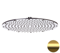 Верхний душ с шарнирным соединением 35 см Remer 359MMXLBG, золото брашированное 359MMXLBG