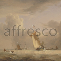 Картина: Joseph Stannard, Fishing Smack and Other Vessels in a Strong Breeze