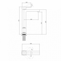 Смеситель ABBER Daheim AF8211SP для раковины, сатин