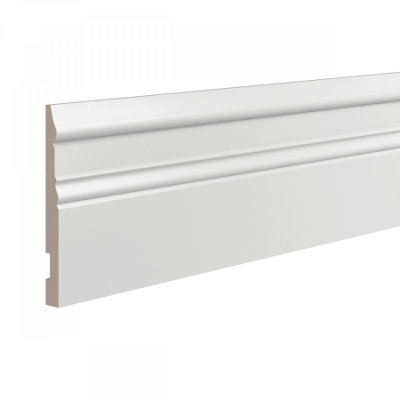 Плинтус напольный из ЛДФ Ultrawood  Base 0004 (2440 x 185 x 18 мм.)