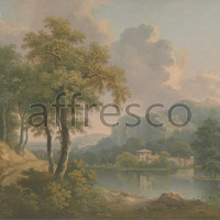 Картина: Абрахам Петер, Лесной холмистый пейзаж