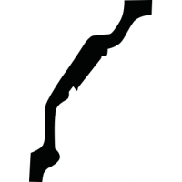 Карниз из полиуретана 1.50.255 Европласт - Плинтус потолочный с рисунком