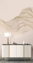 Арт. L522-COL7-GOLD | Панно Lines