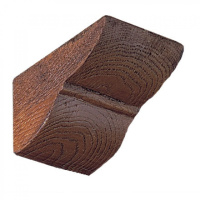 Консоль TIROL (дуб темный) под балки DECOMASTER 234 (110*115*145мм)