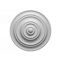 Розетка потолочная гладкая  1.56.014 из полиуретана Европласт