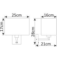 Бра Arte Lamp hall A9248AP-1AB