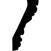 Карниз из полиуретана 1.50.181 Европласт - Плинтус потолочный с рисунком