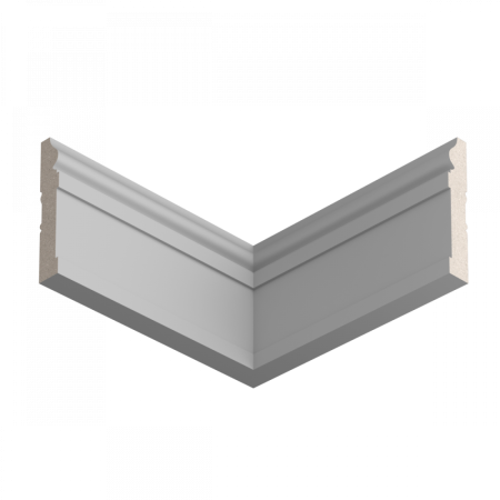 Плинтус напольный из ЛДФ Ultrawood  Base 0019 (2440 x 66 x 12 мм.)