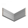 Плинтус напольный из ЛДФ Ultrawood  Base 0019 (2440 x 66 x 12 мм.)