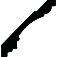 Карниз из полиуретана 1.50.189 Европласт - Плинтус потолочный с рисунком