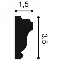 PX117 Молдинг Orac Decor из дюрополимера - Молдинг декоративный