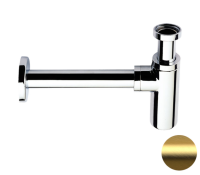 Сифон 1”1/4 Remer 958LBG, золото брашированное 958LBG