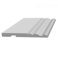 Плинтус напольный из ЛДФ Ultrawood  Base 5074 (2440 x 184 x 15 мм.)