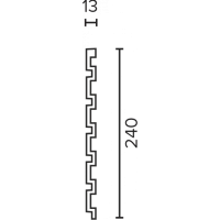 Стеновая панель из дюрополимера 916-63SH Decor-Dizayn - 3D панель ламинированная