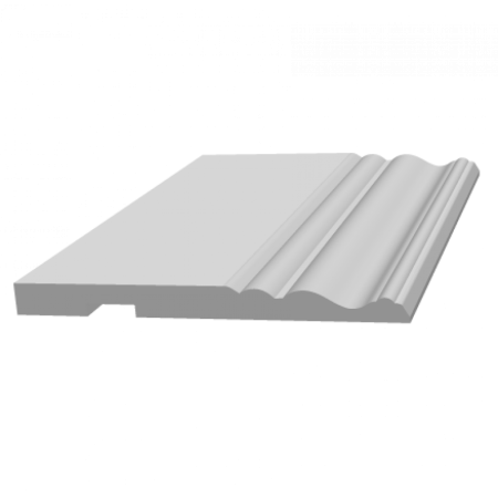 Плинтус напольный из ЛДФ Ultrawood  Base 5074 (2440 x 184 x 15 мм.)