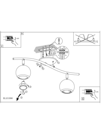 Спот светодиодный BIMEDA 31006